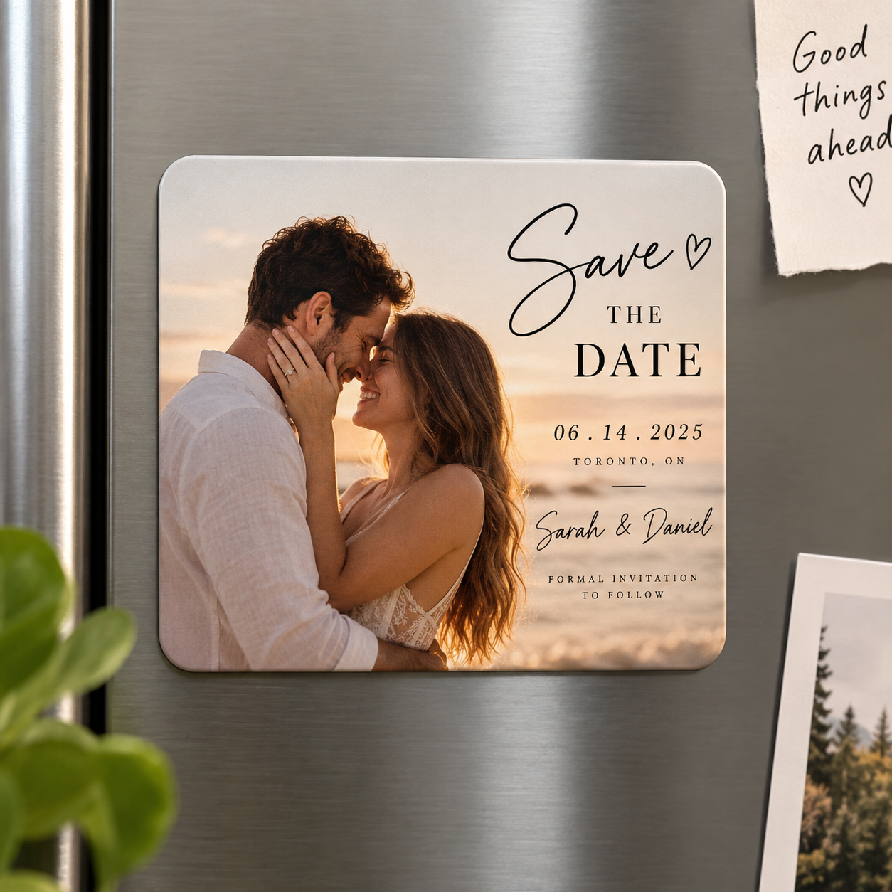 Save the date magnet