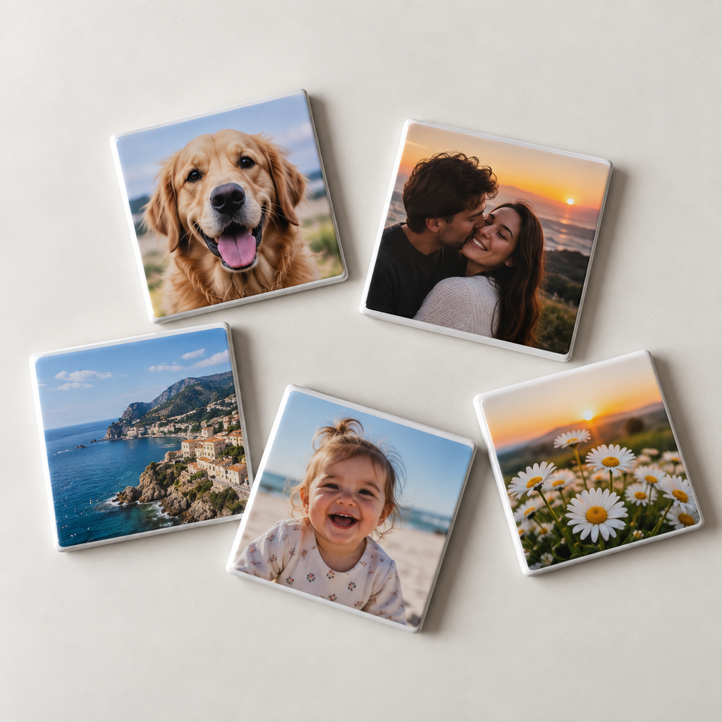 Custom photo magnets